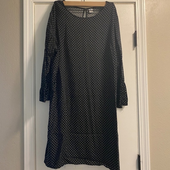 Old Navy Black and White polka dot dress Size XL - Picture 1 of 4